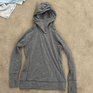 Women’s Nike golf, gray, hooded sweatshirt